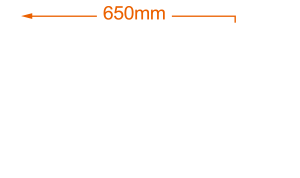 Largo del Conector MB (20+4 pines): 650mm