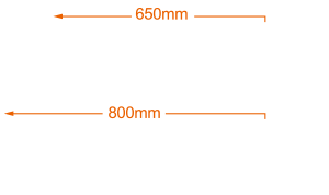 Largo del Conector CPU (4+4 PIN): 1x 650mm, 1x 800mm