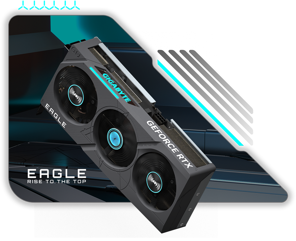 Gigabyte GeForce RTX™ 4070 EAGLE OC 12G - Hero Image