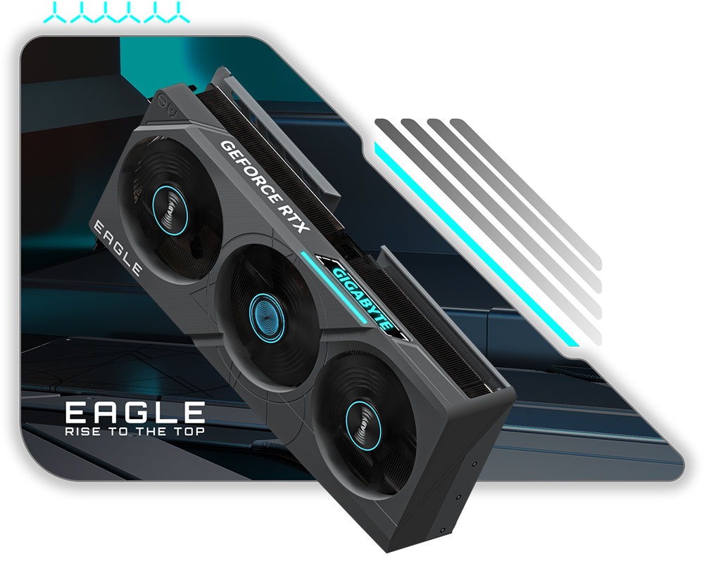 Gigabyte GeForce RTX™ 4070 Ti EAGLE OC 12G - Hero Image