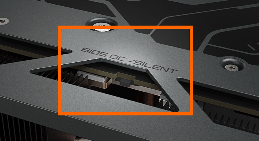 Detalle del interruptor DUAL BIOS en la placa