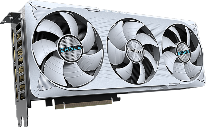 Placa de video Gigabyte GeForce RTX™ 5070 EAGLE OC ICE SFF 12G