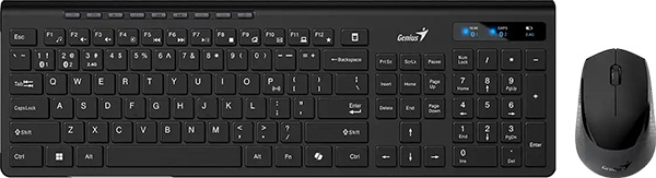 Combo Inalámbrico Bluetooth Genius SlimStar 8230 - Negro