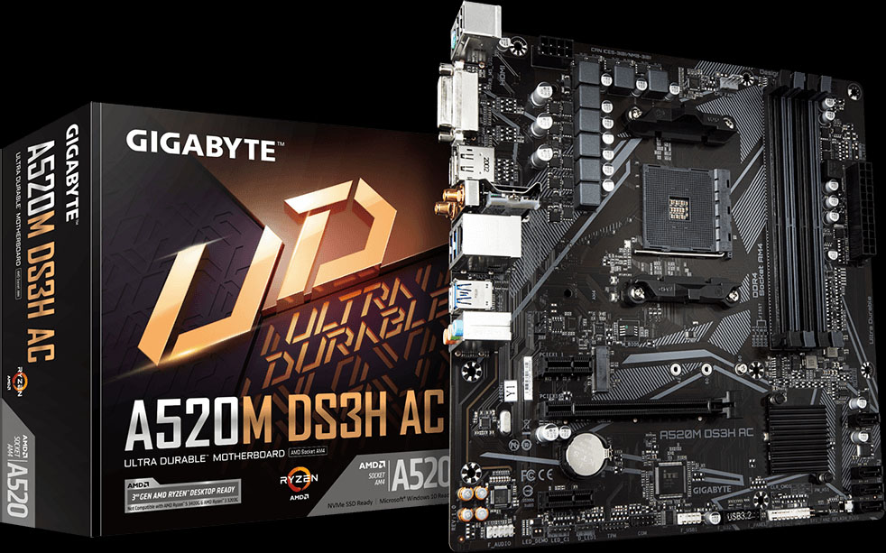 Mother Gigabyte A520M DS3H AC