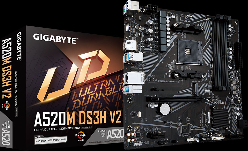 Mother Gigabyte A520M DS3H V2