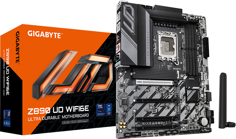Gigabyte Z890 UD WIFI6E y caja