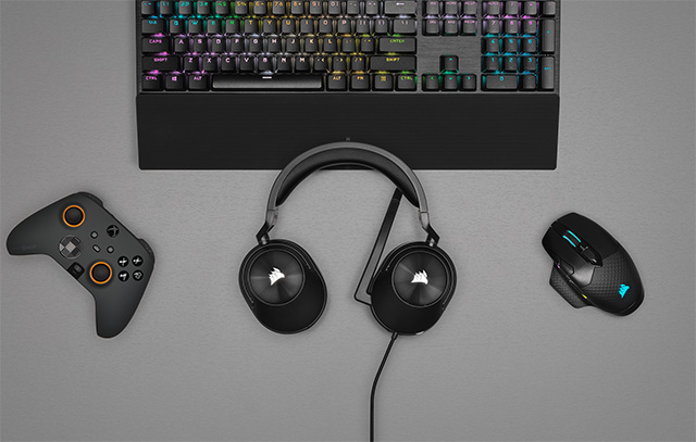 Auriculares para juegos con cable HS55 STEREO, teclado, mouse, gamepad.