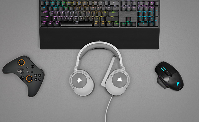 Auriculares para juegos con cable HS55 STEREO, teclado, mouse, gamepad.