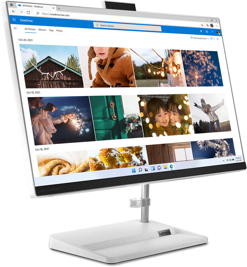 Lenovo IdeaCentre AIO 3 24IAP7, color blanco