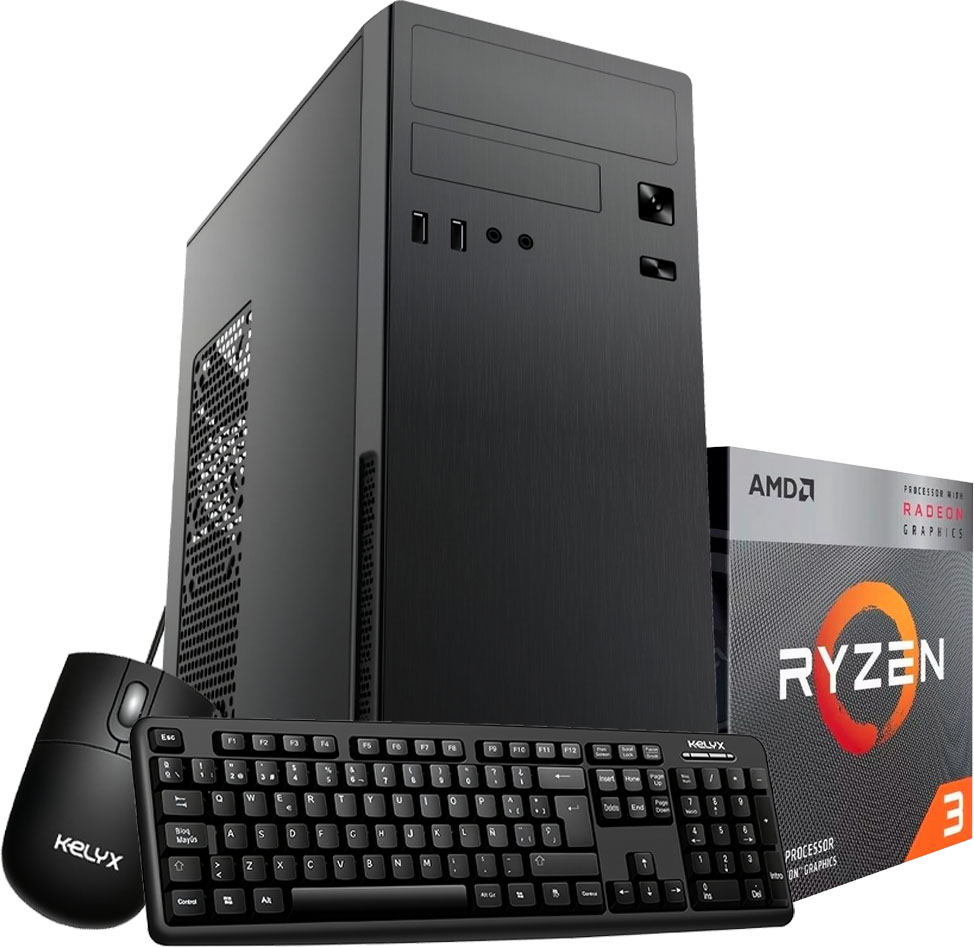 Computadora Kelyx AMD Ryzen 3 3200G - 8GB - 256GB