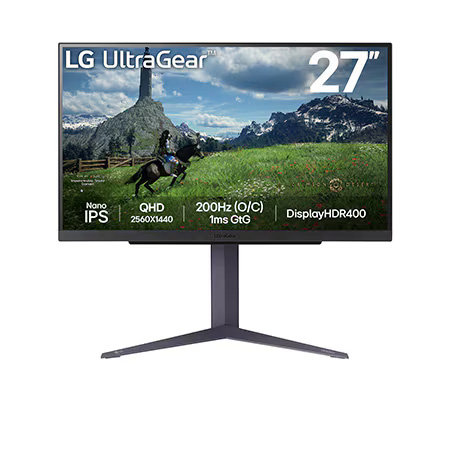 Monitor Gaming LG UltraGear™ 27GS85Q-B de 27 pulgadas