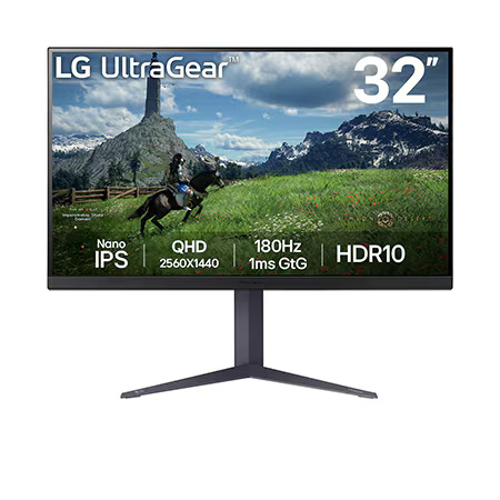 Monitor Gaming LG UltraGear™ 32GS85Q-B de 32 pulgadas