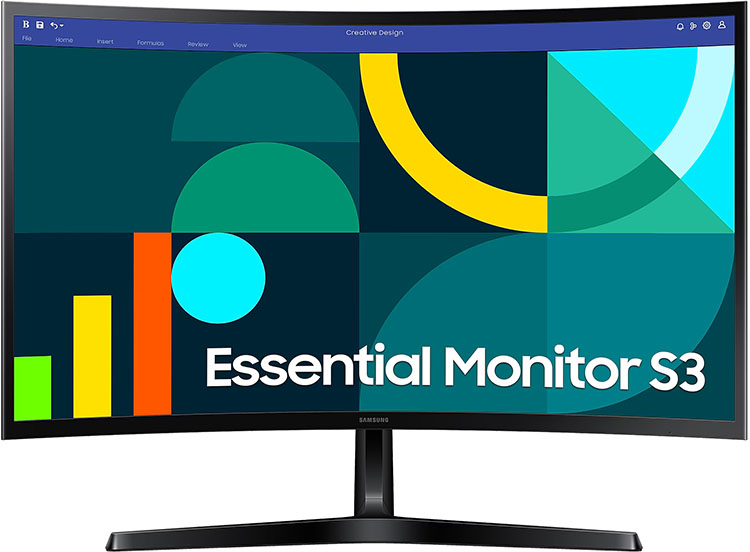 Monitor Samsung Curvo D366 de 27 pulgadas