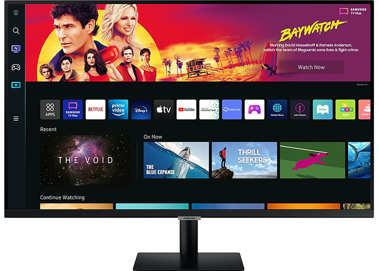Monitor Samsung de 32 pulgadas UHD 4K con Smart TV Experience