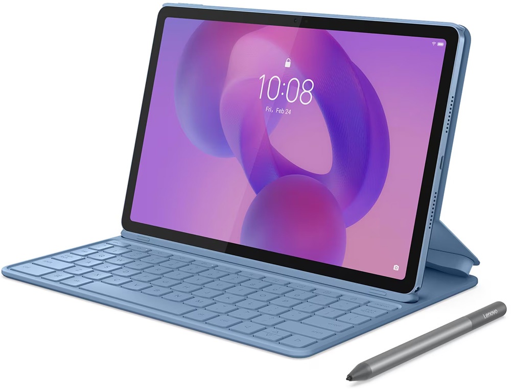Tablet Lenovo Idea Tab, color Polar Blue con los accesorios incluidos: Lenovo® Tab Pen Plus + Lenovo® Folio Keyboard