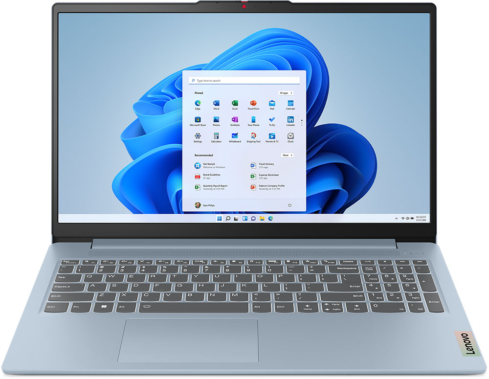 Notebook Lenovo IdeaPad Slim 3 15IAH8, color Frost Blue