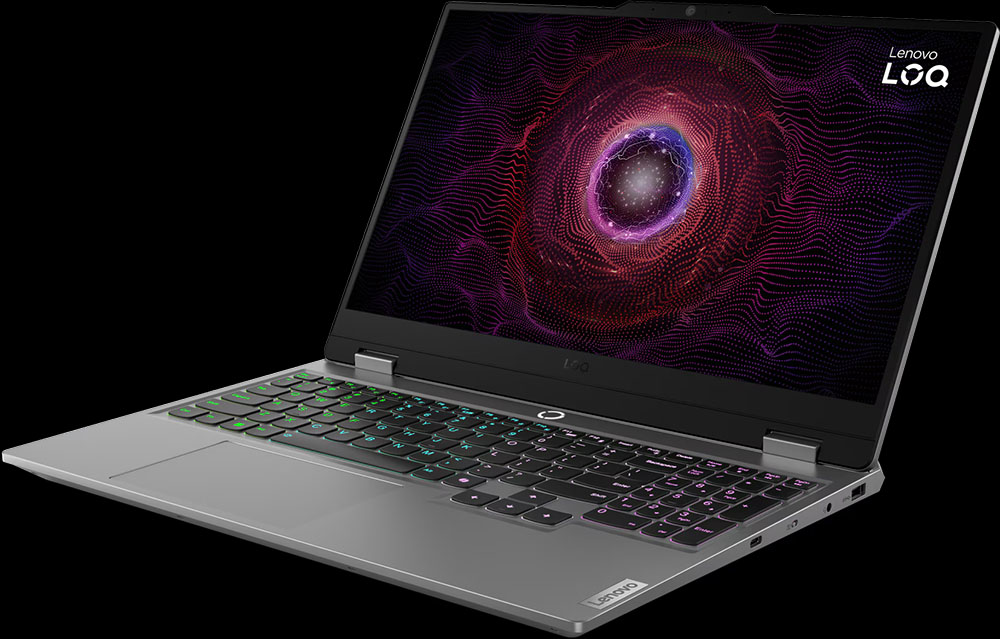 Notebook Lenovo LOQ 15ARP9, color Luna Grey