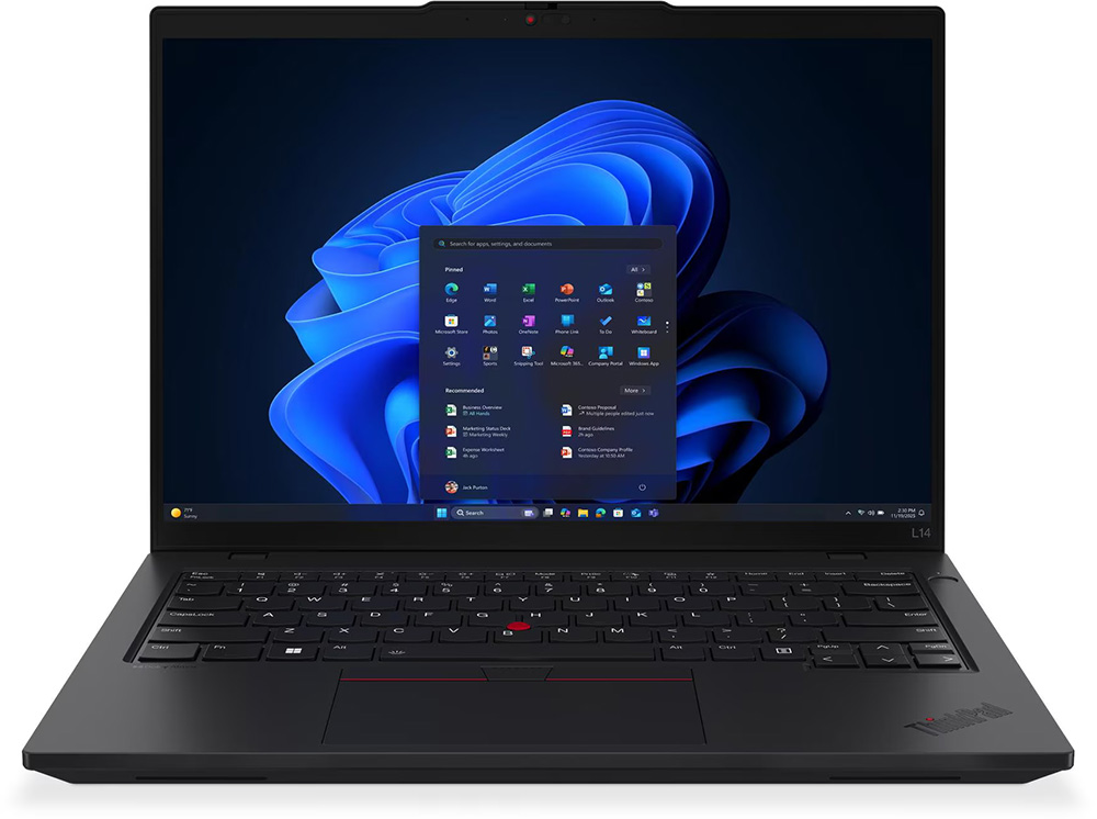 Notebook Lenovo ThinkPad L14 Gen 6 (AMD), de color negro