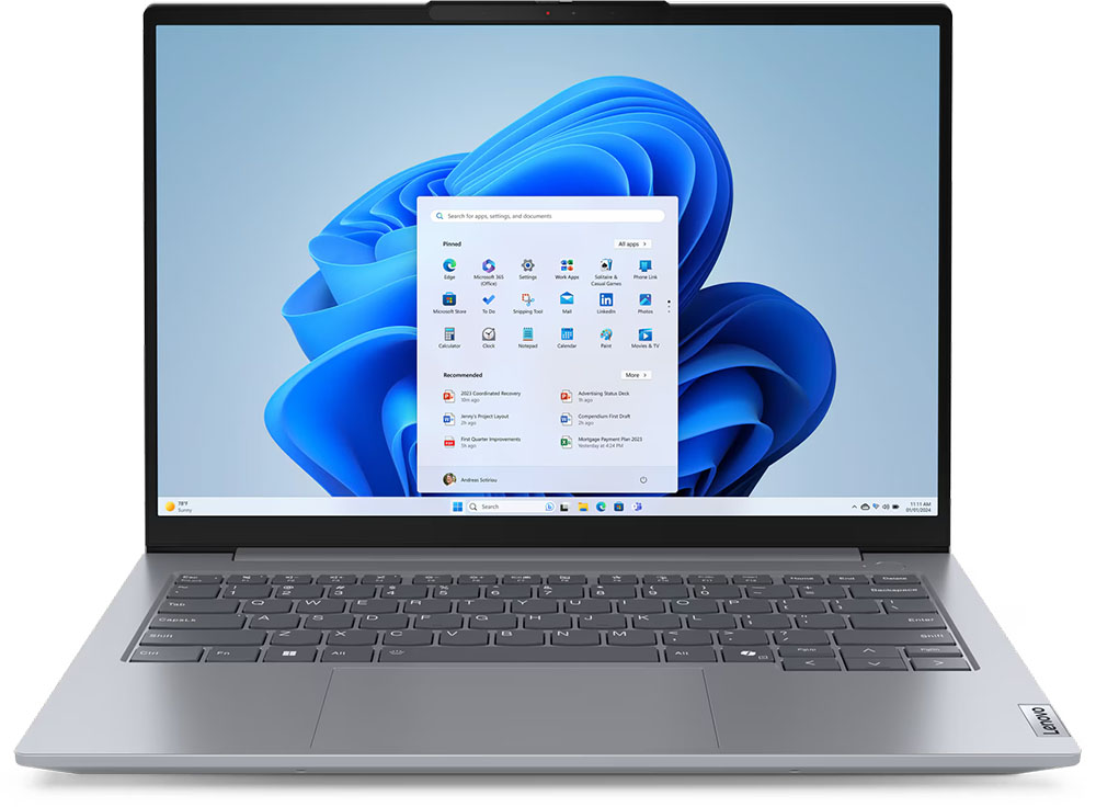 Notebook Lenovo ThinkBook 14 G7 ARP, color Arctic Grey