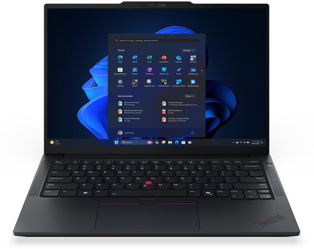 Notebook Lenovo ThinkPad E14 Gen 7 (AMD), de color negro