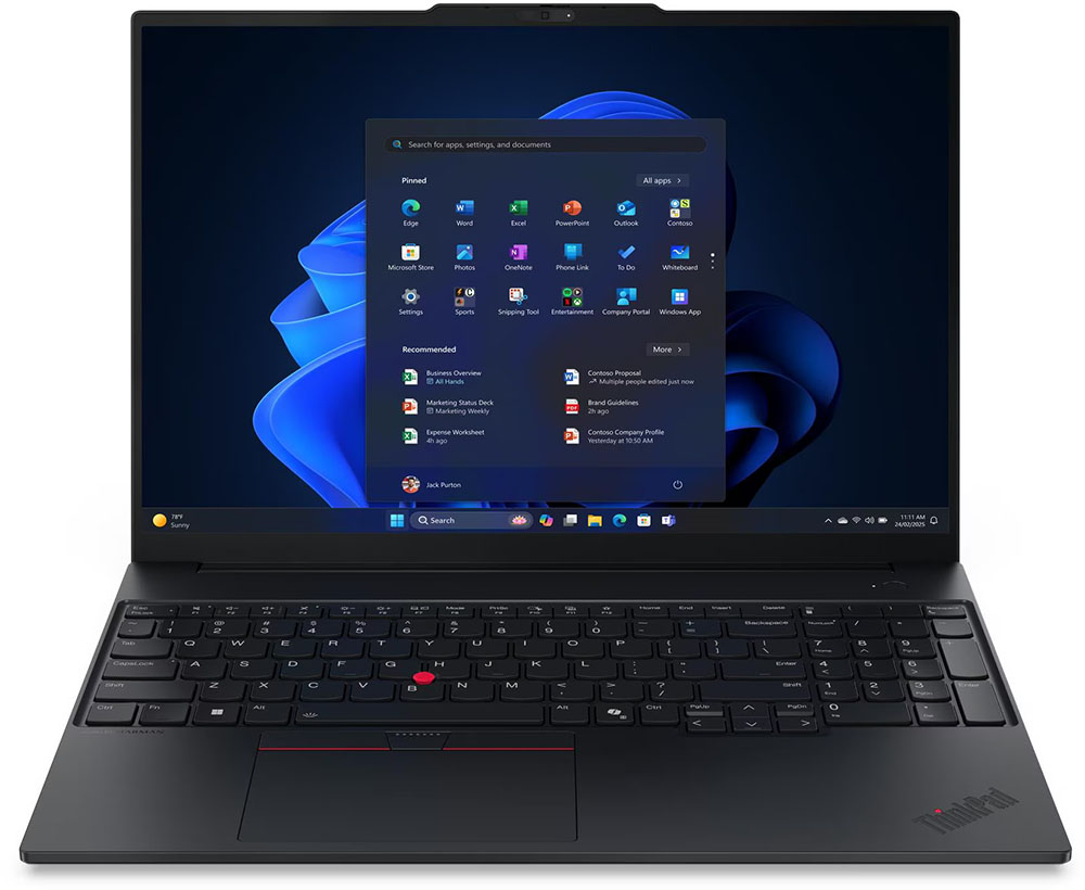 Notebook Lenovo ThinkPad E16 Gen 3 (AMD), de color negro