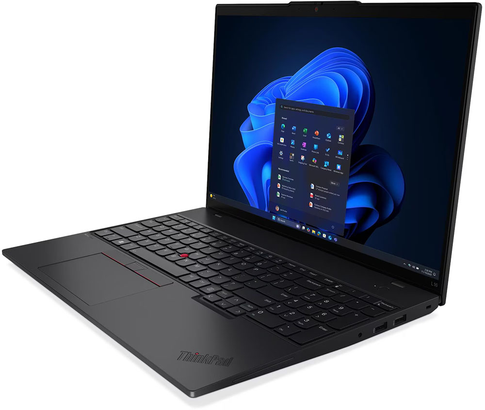Notebook Lenovo ThinkPad L16 Gen 2 (AMD), de color negro