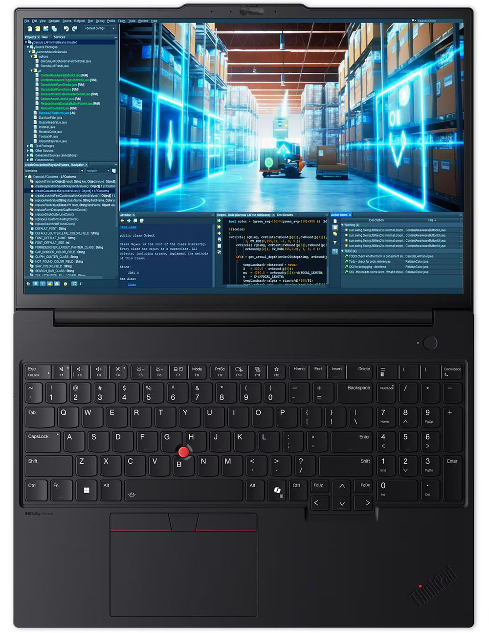 Notebook Lenovo ThinkPad P16v Gen 3 (Intel), de color negro