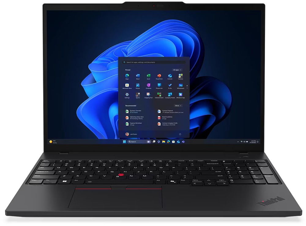 Notebook Lenovo ThinkPad T16 Gen 4 (Intel), de color negro