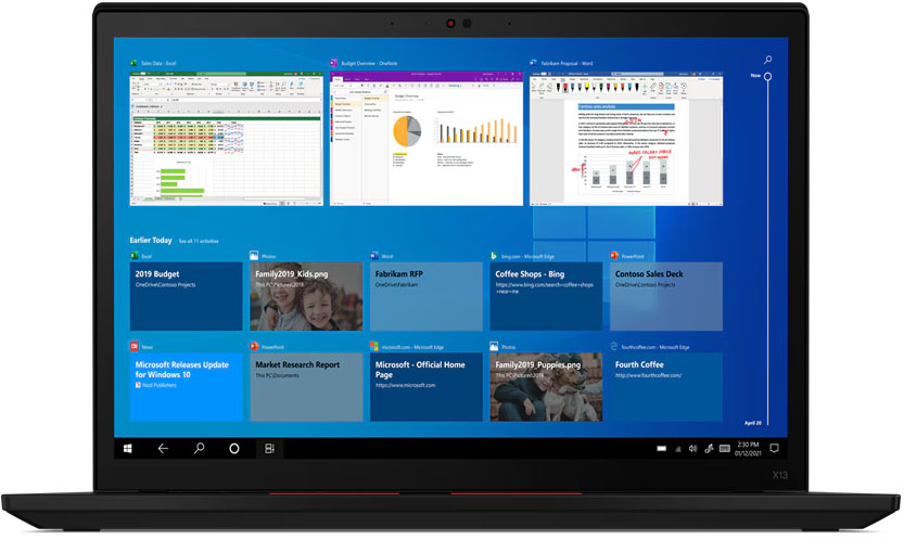 Notebook Lenovo ThinkPad X13 Gen 2, color Villi Black