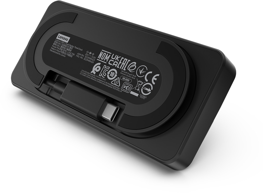Lenovo USB-C Dual Display Travel Dock