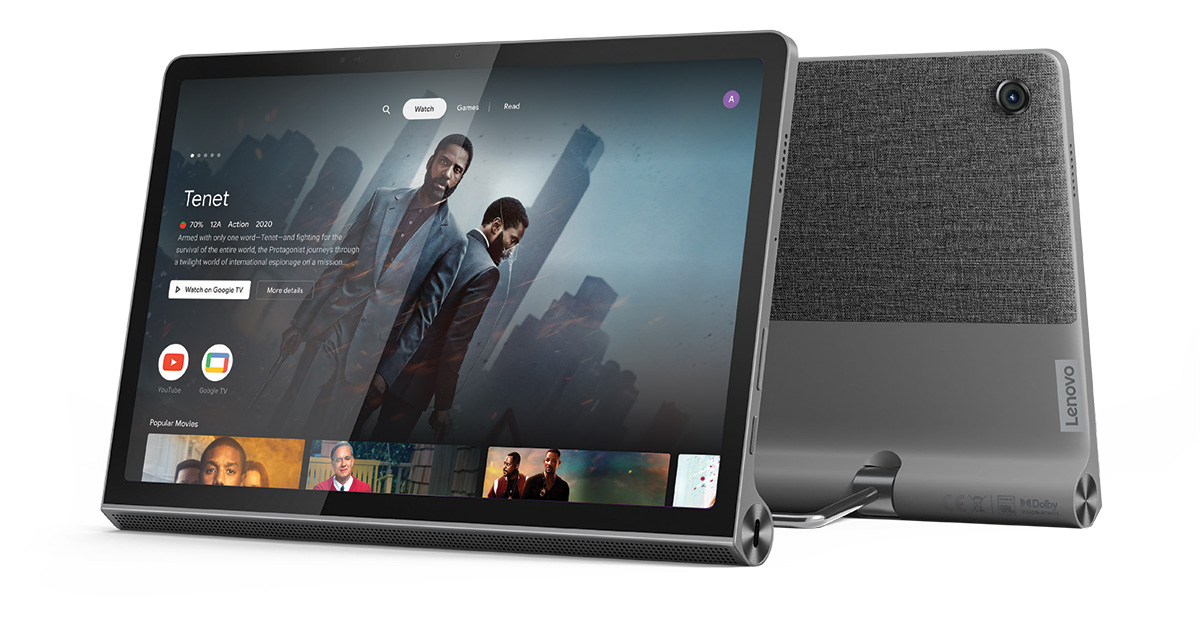 Tablet Lenovo Yoga Tab 11, Ideal para entretenimiento y productividad.