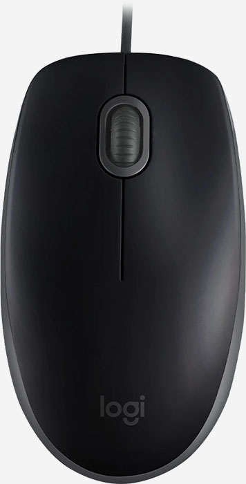 Mouse Logitech M110 Silent, color Negro