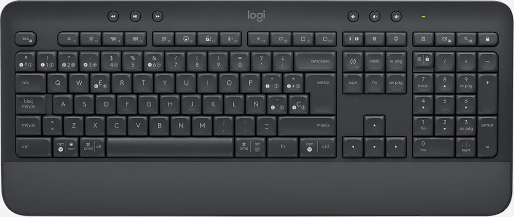 Teclado inalámbrico Logitech Signature K650, color Graphite