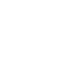 Un ícono blanco sobre un fondo negro que parece representar un circuito o conexión, con una forma curva a la izquierda que se conecta con una línea punteada a un círculo formado por puntos a la derecha.