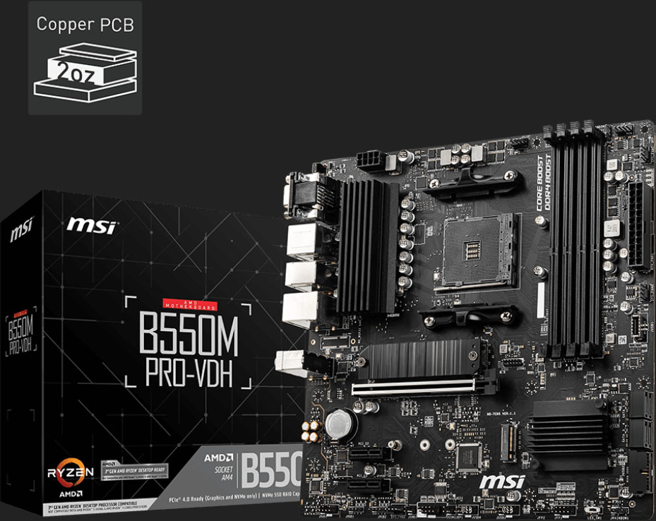 Mother MSI B550M PRO-VDH