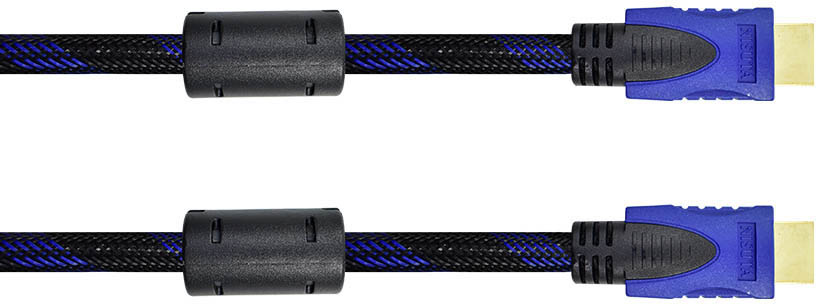 Cable HDMI V1.4 Nisuta con filtros y malla de tela