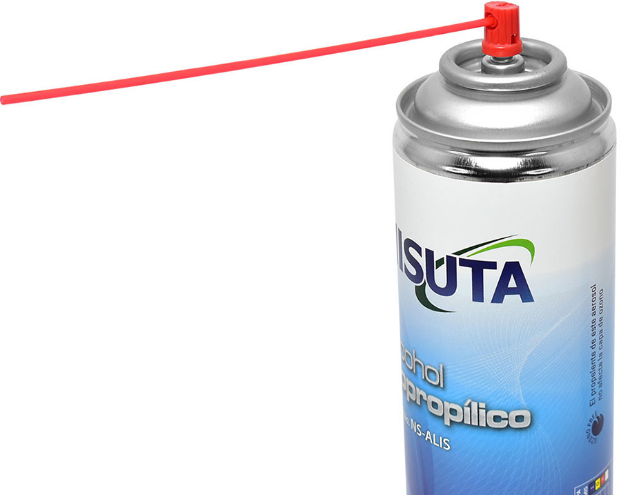 Alcohol isopropilico de limpieza 440CC-360G Nisuta (NSALIS)