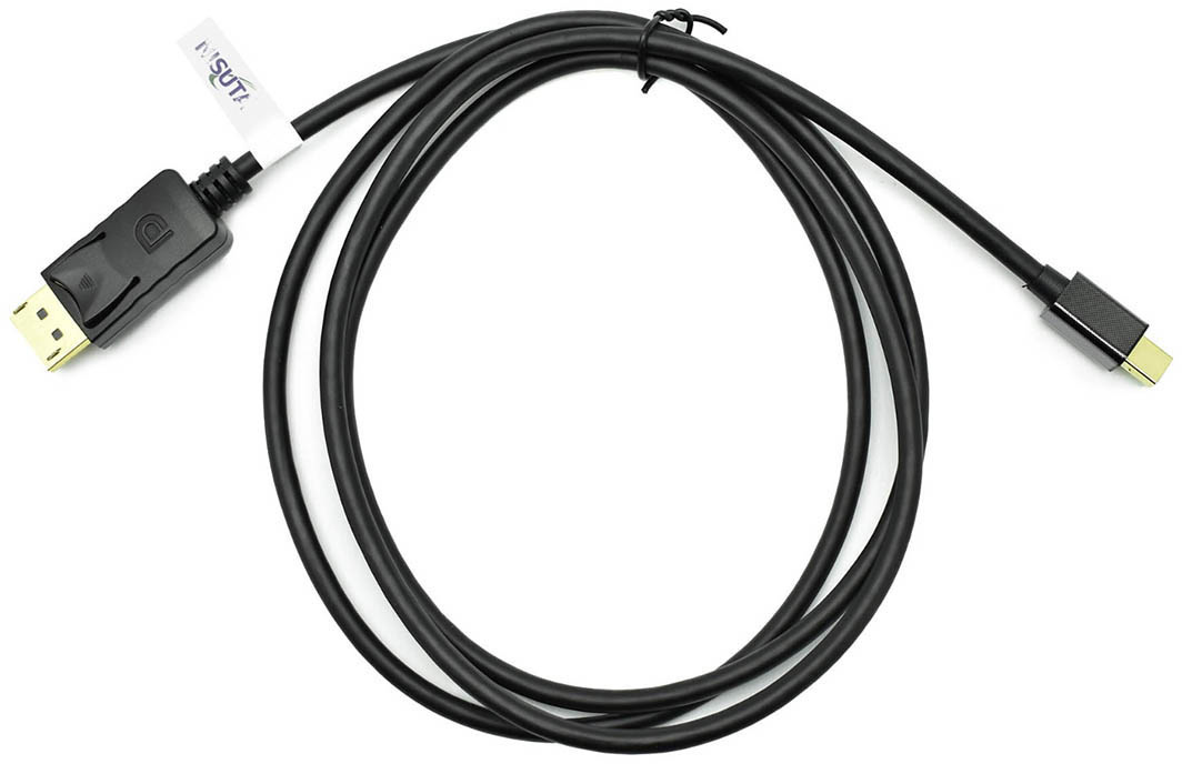 Cable Mini DisplayPort M a DisplayPort M de 1.5m 1.2v 4K Nisuta NSCAMIDPDP