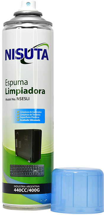 Espuma limpiadora de superficies 440CC/400G Nisuta (NSESLI)