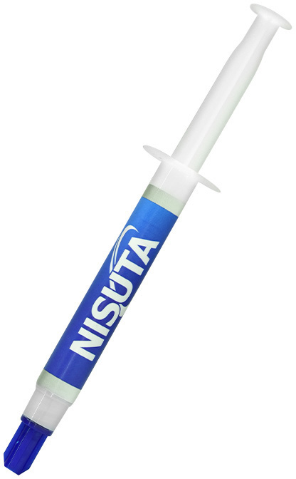 Grasa metalica disipadora gris 4g con espatula Nisuta (NSGRASILJE4M)