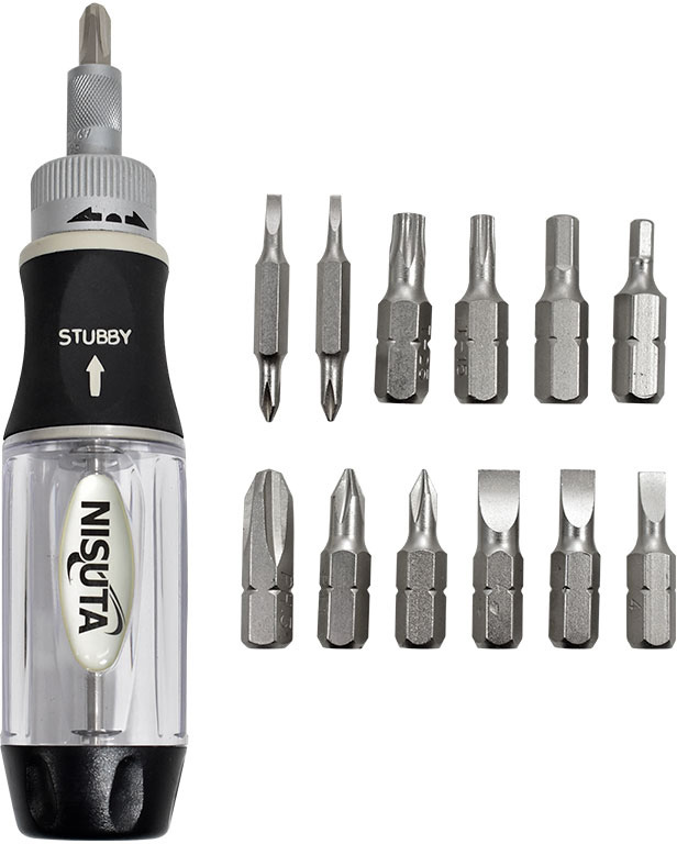 Kit de destornilladores de 4 funciones Nisuta (NSK656)