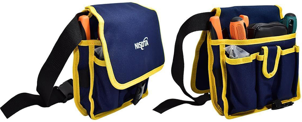 Kit de instalacion de redes en bolso de 10 piezas Nisuta (NSK7609)