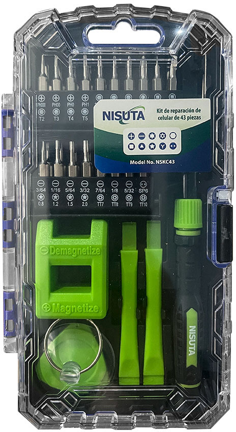 Kit de reparación de celular de 43 piezas Nisuta (NSKC43)
