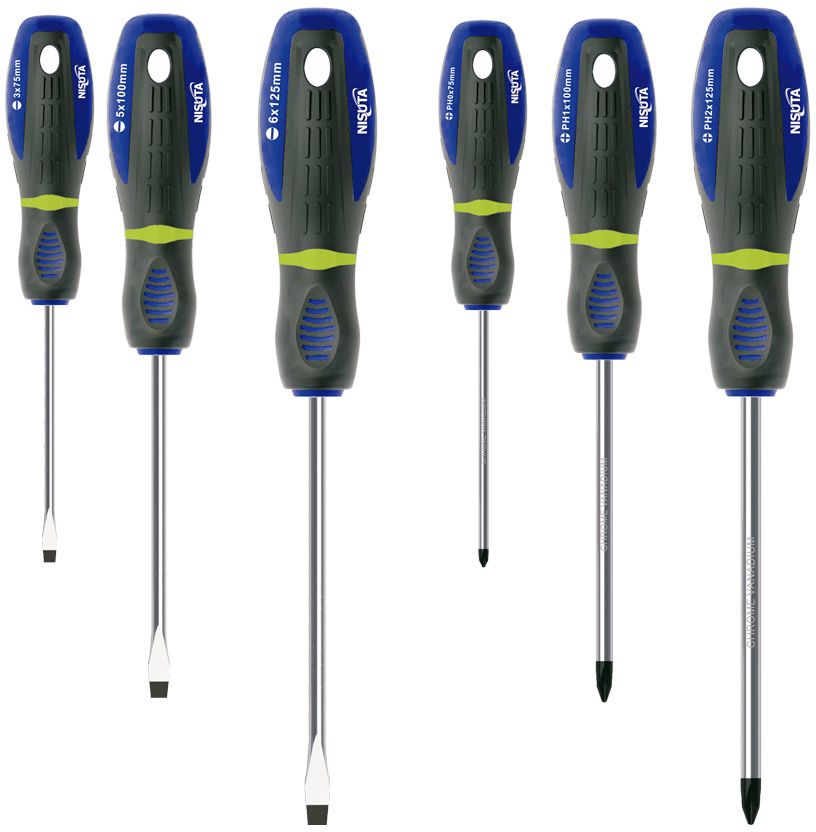 Kit de destornillador de 6 unidades Nisuta (NSKD6)
