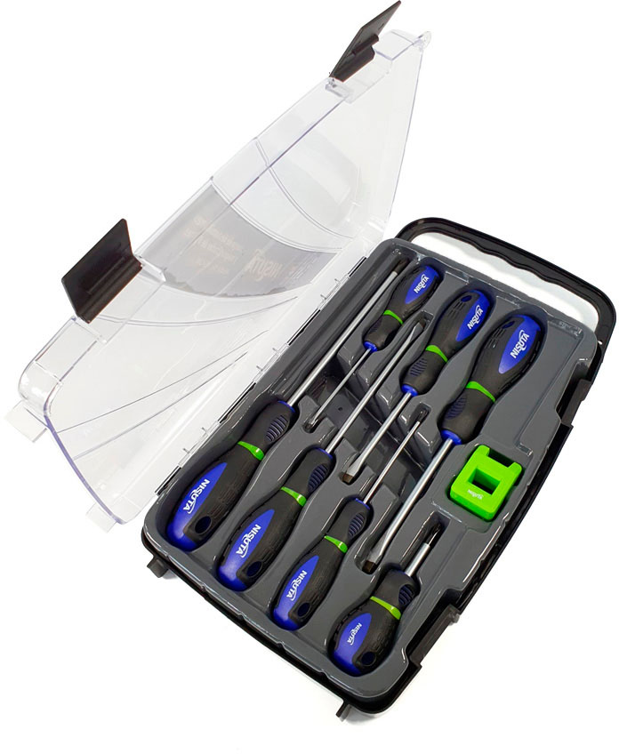 Kit de destornillador y magnetizador de 8 piezas Nisuta (NSKD8)