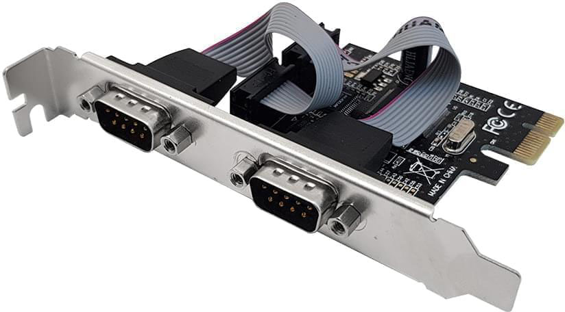 Placa PCI Express 2 puertos serie Nisuta (NSPLPCIEXSE)
