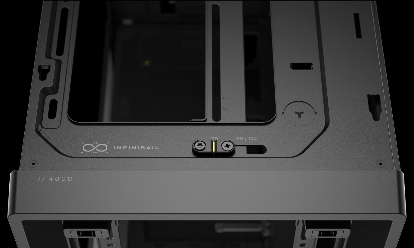 Gabinete Corsair FRAME 4000D RS Modular - Black