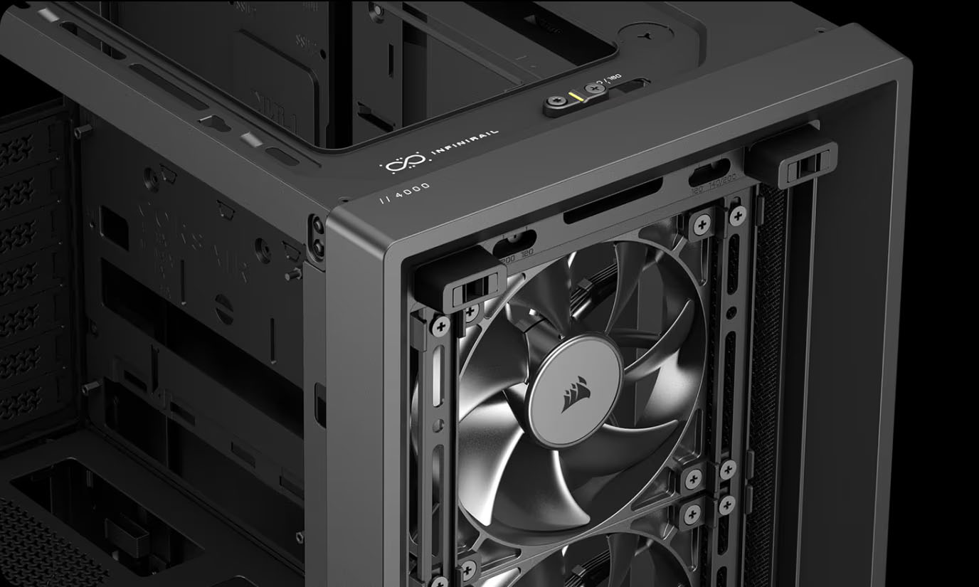Gabinete Corsair FRAME 4000D RS Modular - Black