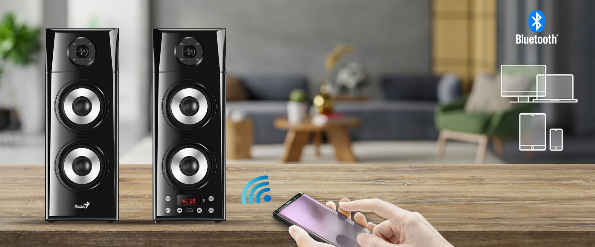 Parlantes Bluetooth® Genius SP-HF2800BT