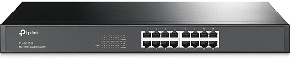 Switch Gigabit de 16 Puertos para Montaje en Rack TP-Link TL-SG1016